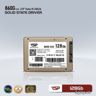 SSD VSP 128G 860G (Vỏ Nhôm Gold - 560/470MBs) Giá Tốt!!! - 3