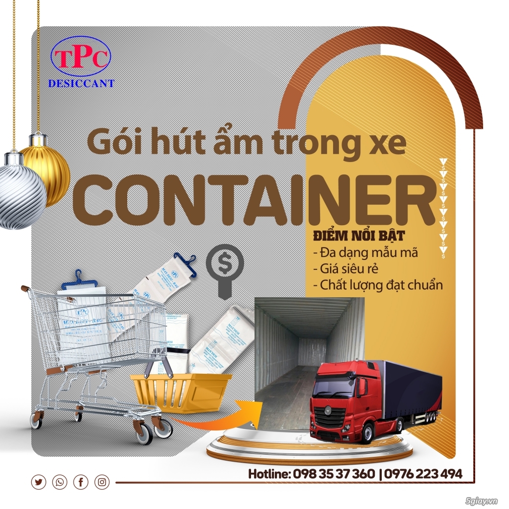 Gói hút ẩm trong xe Container - 6