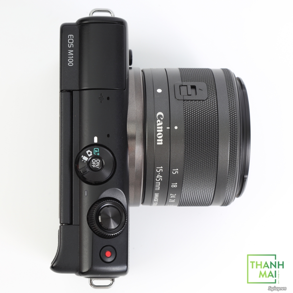 Máy Ảnh Canon EOS M100 kit EF-M 15-45mm F/3.5-6.3 IS STM (Black) - 3