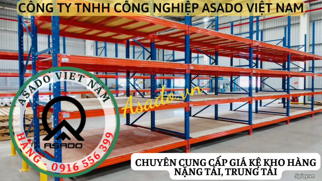 ASADO Việt Nam chuyên sản xuất, cung cấp giá kệ kho hàng - 1