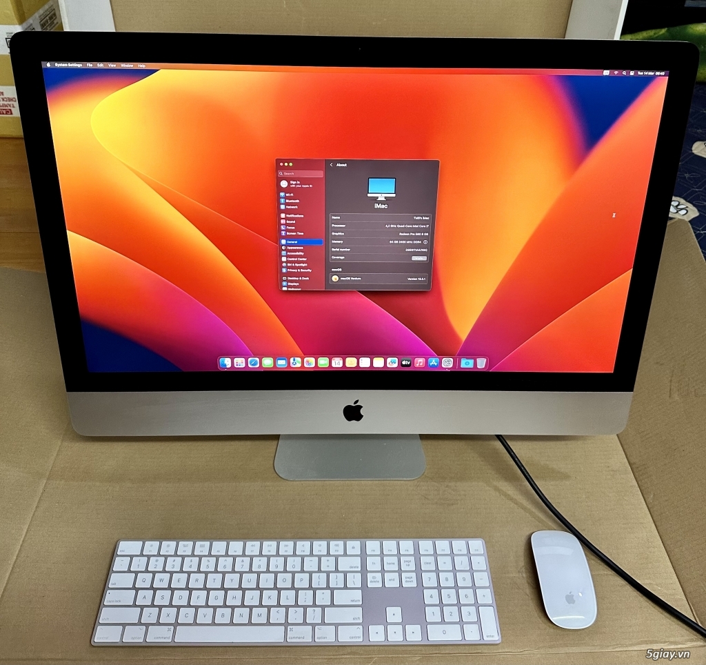 iMac 27 Retina 5K Core i7 4.2Ghz | Ram 64GB | 128GB Nvme + 2TB HDD | Pro 580