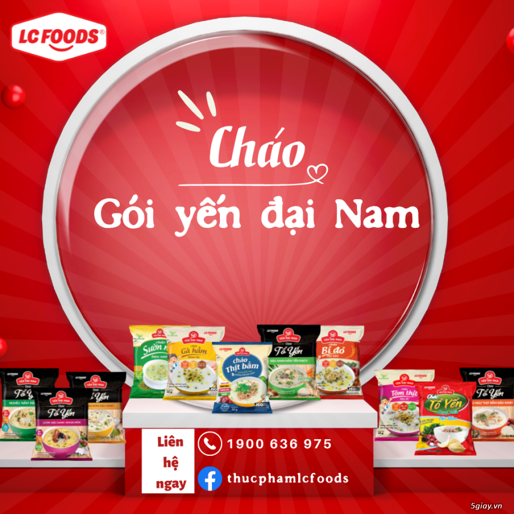 cháo ăn liền LC Foods - 12