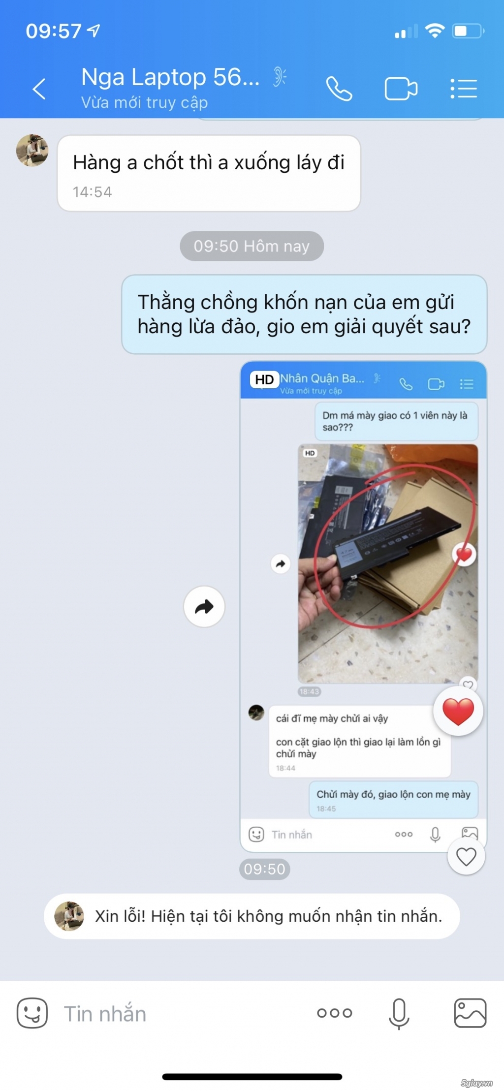 Anh em cảnh giác Nhân 0909789960 & Nga thinkpad 0779444222 làm ăn lừa đảo - 3