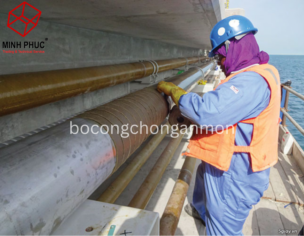 Băng vải mỡ chống ăn mòn cho đường ống kim loại Premtape - 1