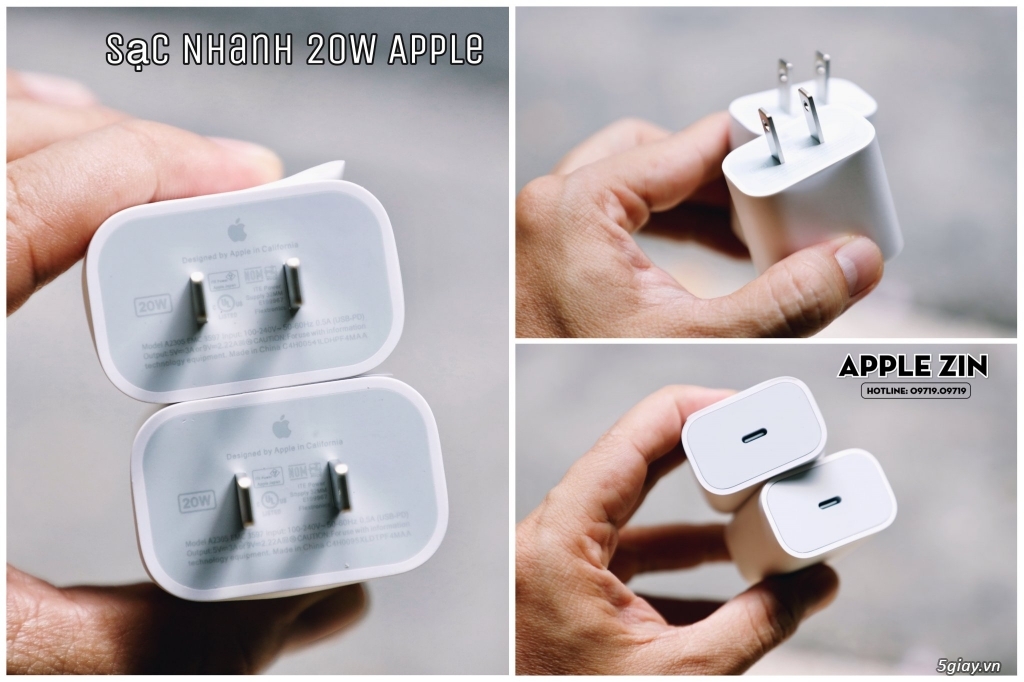 SẠC-CÁP-TAI NGHE Zin Máy iPhone - 1