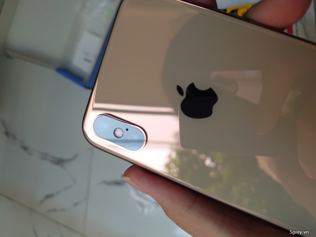 iPhone XS Vàng 64GB, tặng kèm pin, QT Mĩ eBay, rè nhẹ loa trong - 7