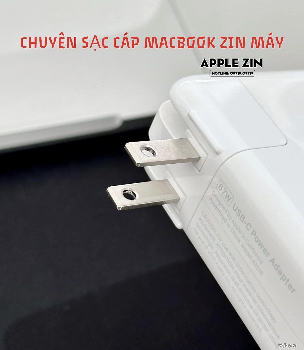 Sạc Cáp MacBook ZIN MÁY 30W-61W-67W-87W-96W-140W
