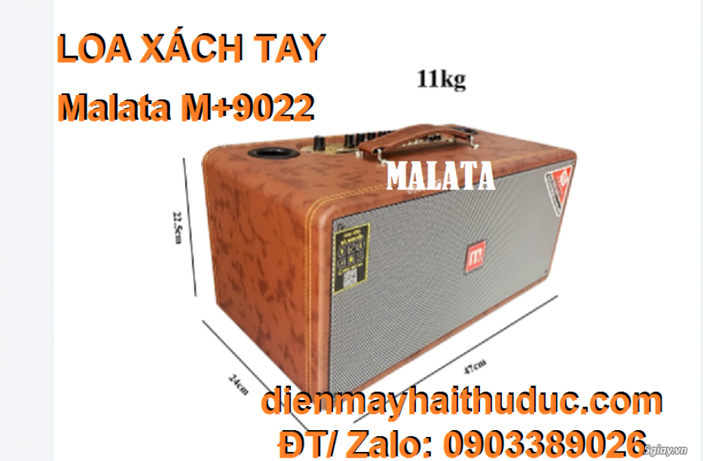 Loa karaoke xách tay Malata M+9002 có giá rẻ so với tầm loa 100W - 2