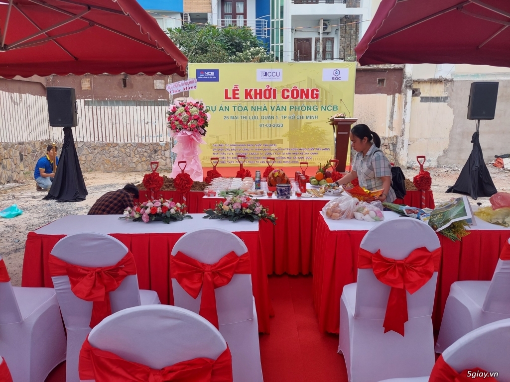 Tổ chức lễ khởi công động thổ nhà máy xí nghiệp giá rẻ