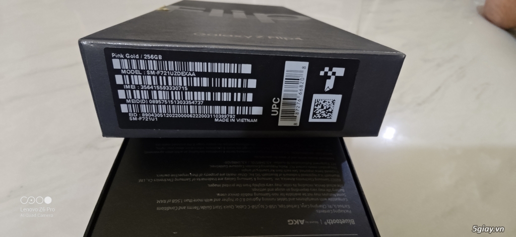 Samsung Galaxy Z Flip 4 Fullbox xách tay USA