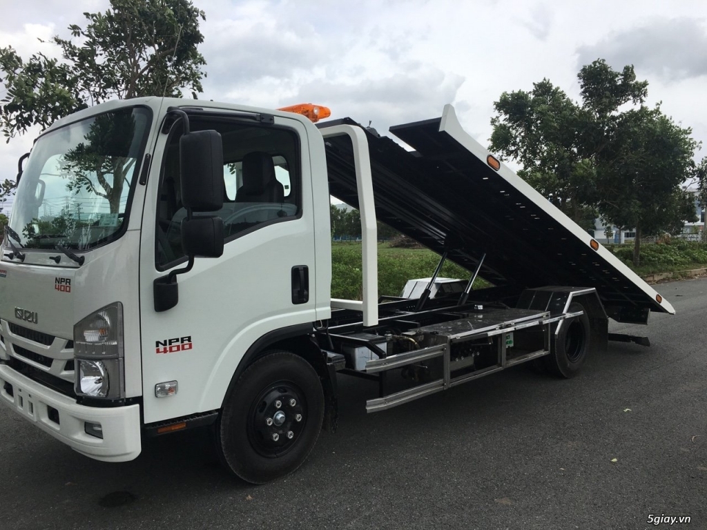 Isuzu NPR400 - Xe chở ô tô sàn trượt -2023 - 1