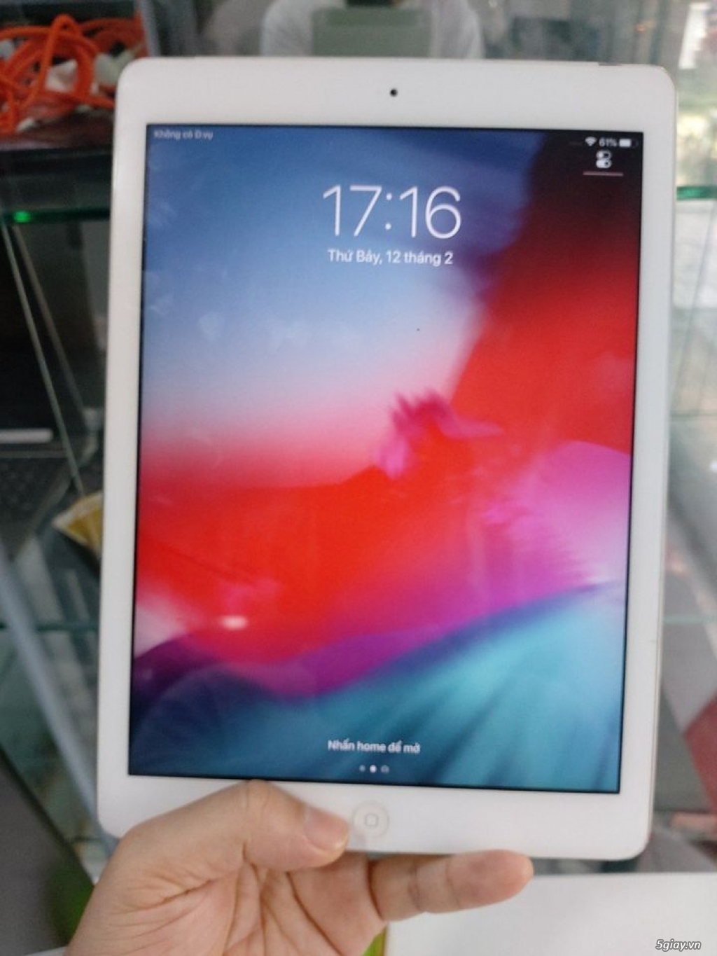 Xả 22 iPad Air 1 32GB WiFi+Sim 4G Đẹp Pin Trâu 2Tr Còn Bypass 1,2Tr - 10