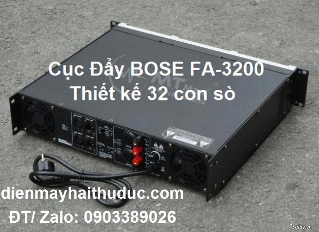 Cục đẩy Bose FA-3200 thiết kế 32 con công suất lớn 2400W đến 4400W - 1