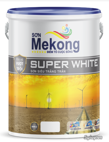 Cần bán: Sơn siêu trắng trần MEKONG SUPER WHITE - 1