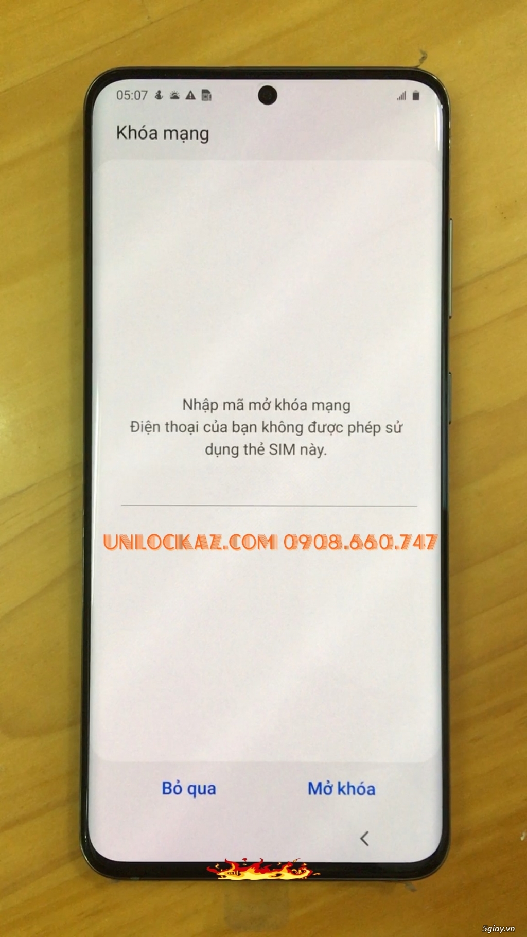 Unlock Samsung Galaxy S20 Ultra S20 Plus giá rẻ nhất