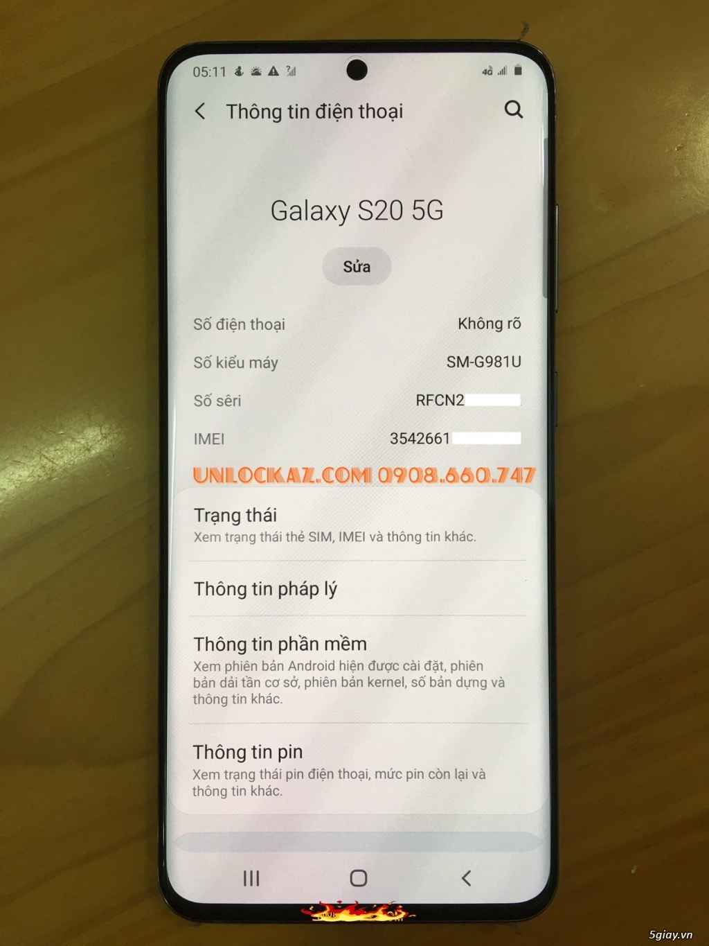 Unlock Samsung Galaxy S20 Ultra S20 Plus giá rẻ nhất - 1