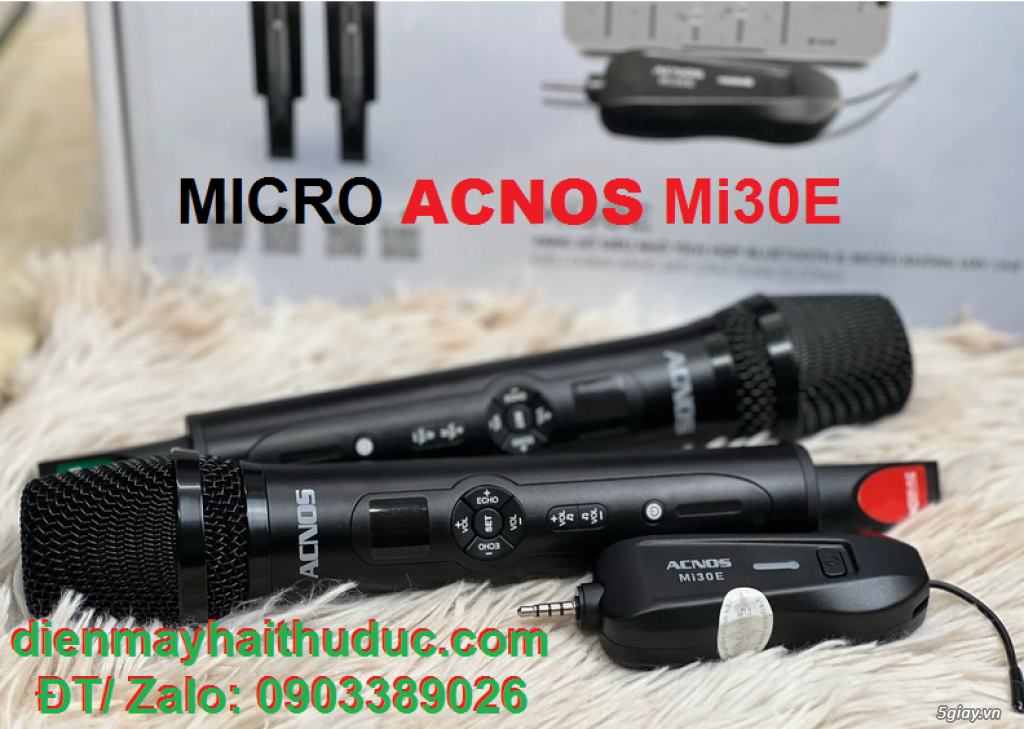 Micro không dây Acnos Mi30E kỹ thuật mới nhất trong dòng Micro - 3