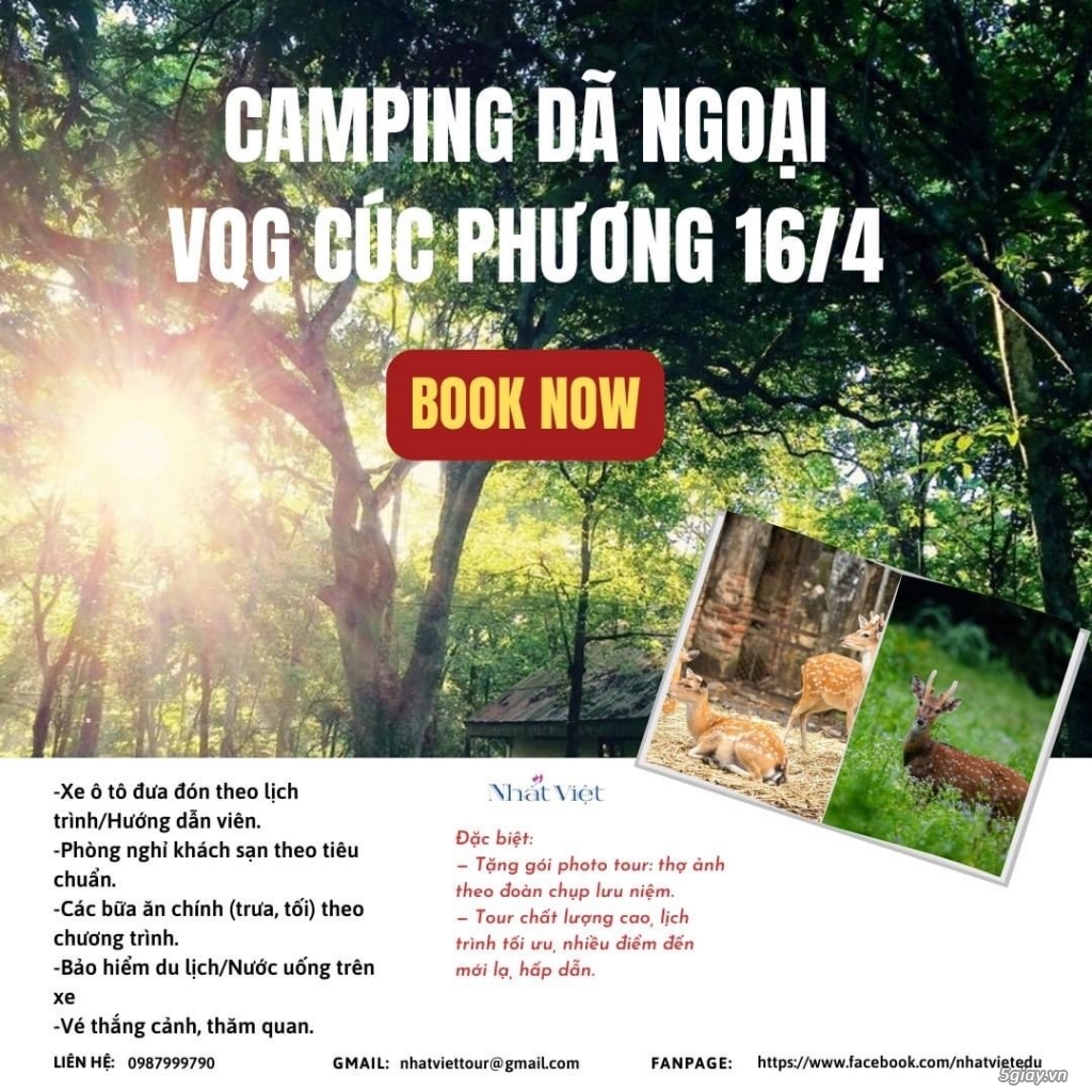Camping Vườn Quốc Gia Cúc Phương