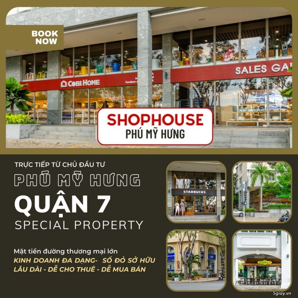 shophouse Phú Mỹ Hưng - Gà đẻ trứng vàng