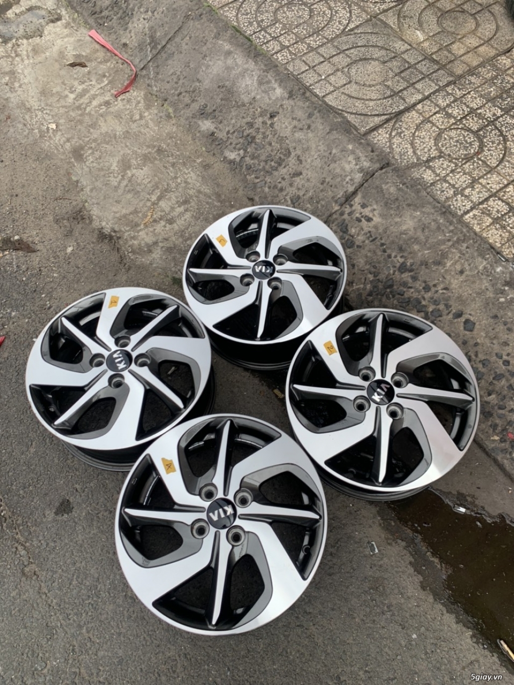 Mâm Zin Kia Morning 2022 tháo xe 15 inch thanh lý - 1