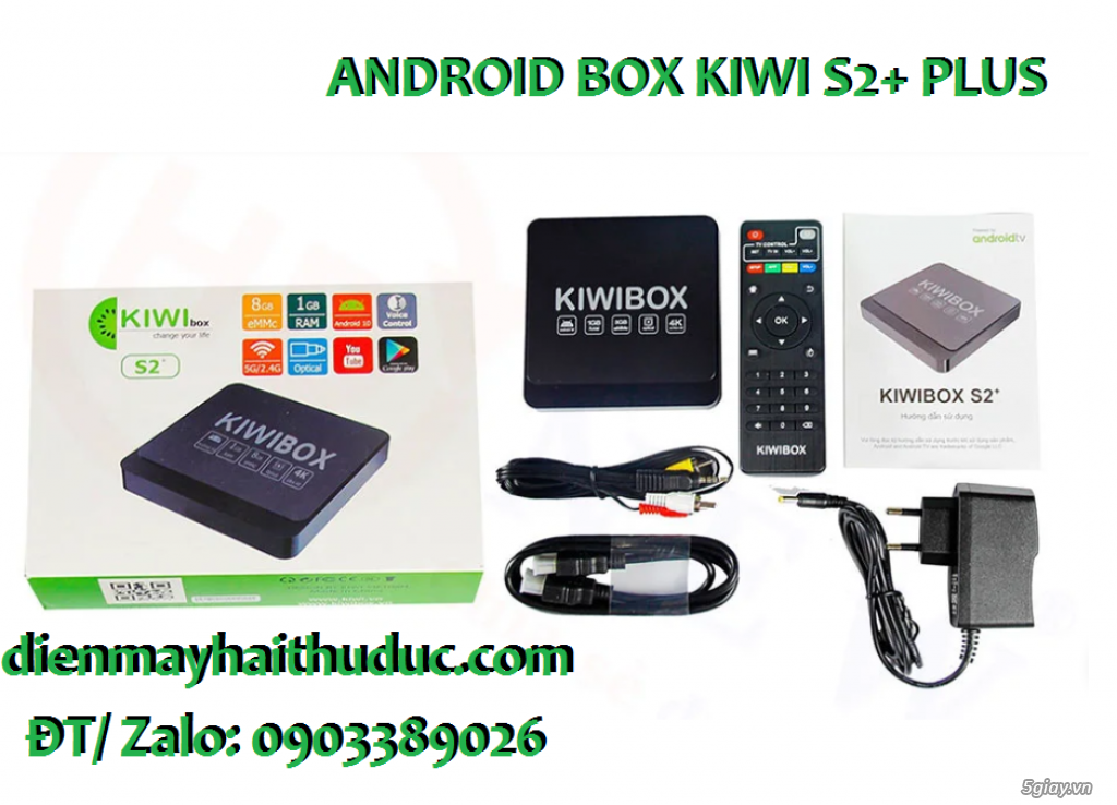 Đầu Android Kiwi Box S2+ Plus hàng chính hãng giá bình dân - 1