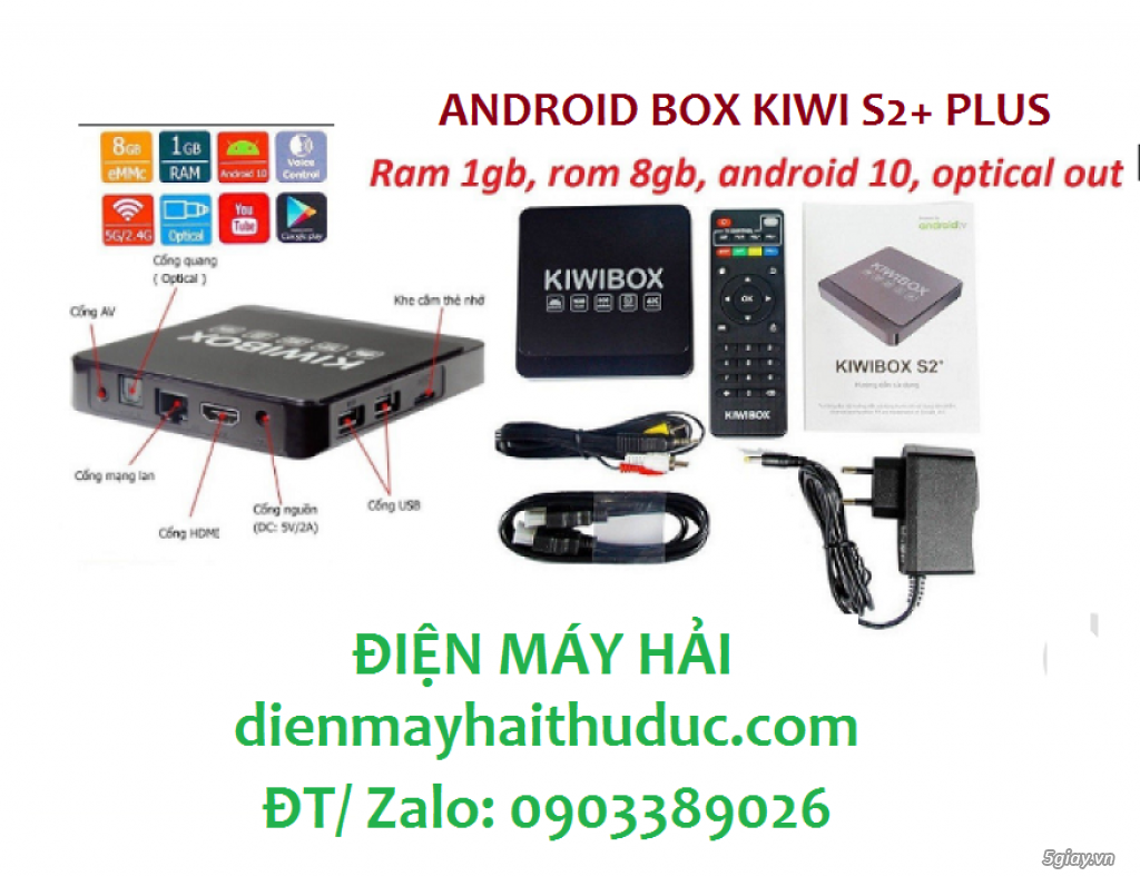 Đầu Android Kiwi Box S2+ Plus hàng chính hãng giá bình dân - 2