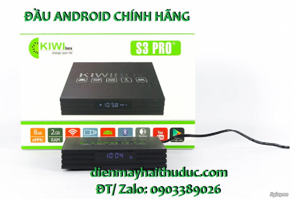 Android KiwiBox S3Pro đầu Android cao cấp chính hãng Việt Nam - 3
