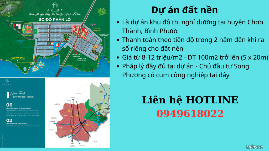 Dự án khu đô thị nghỉ dưỡng Amira Chơn Thành Bình Phước