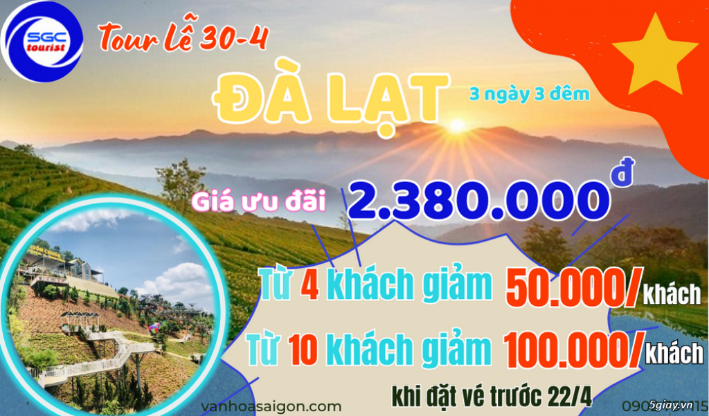 Tour du lịch mừng lễ 30/4 cùng SGC Tourist - 25