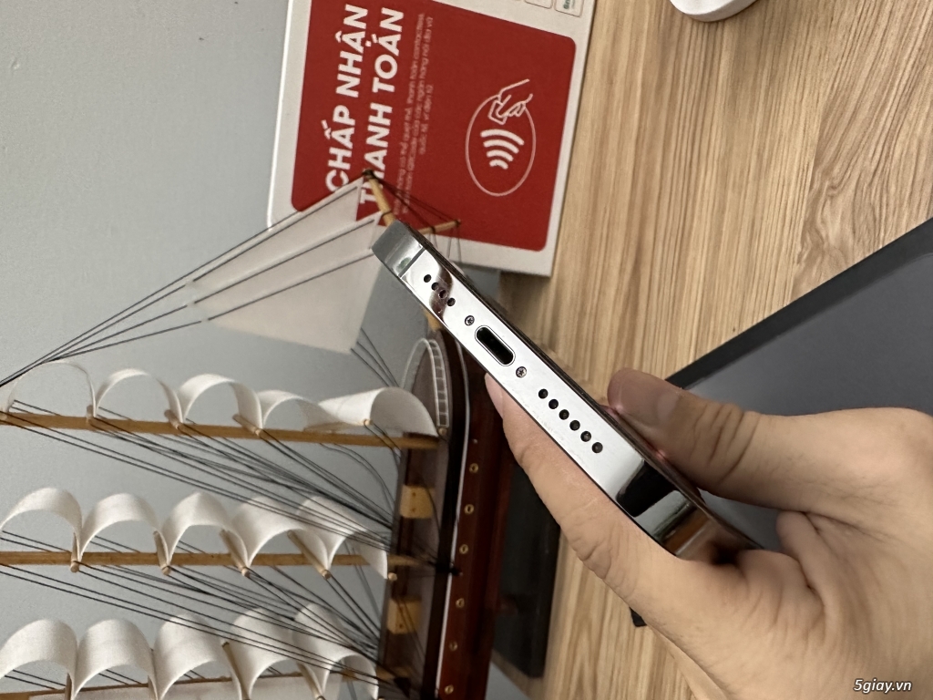 iPhone 13pro max fix iccid 128g Grey ko xài sim ghép - 3