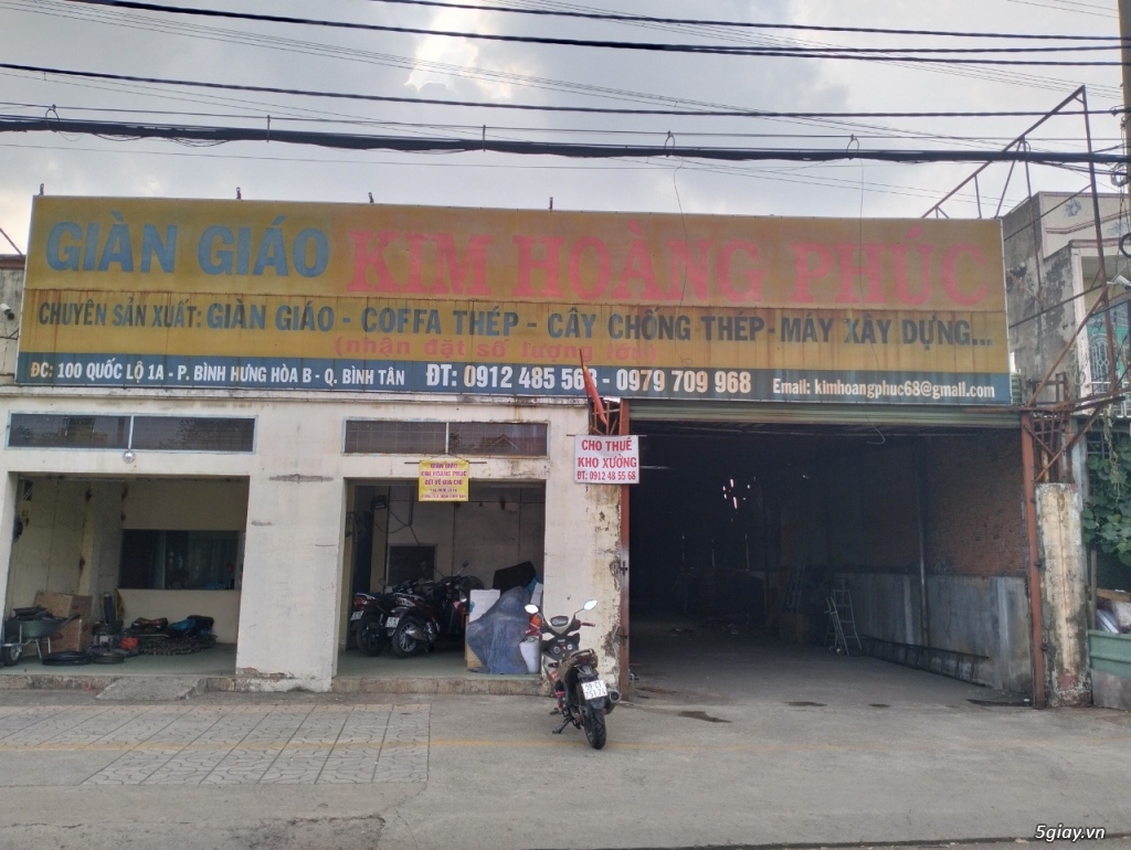 Cho thuê mặt bằng mặt tiền Quốc Lộc 1A!