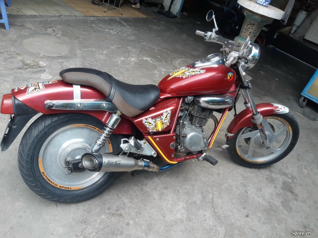 Daelim 125 cc Magma màu đỏ siêu phẩm - 1
