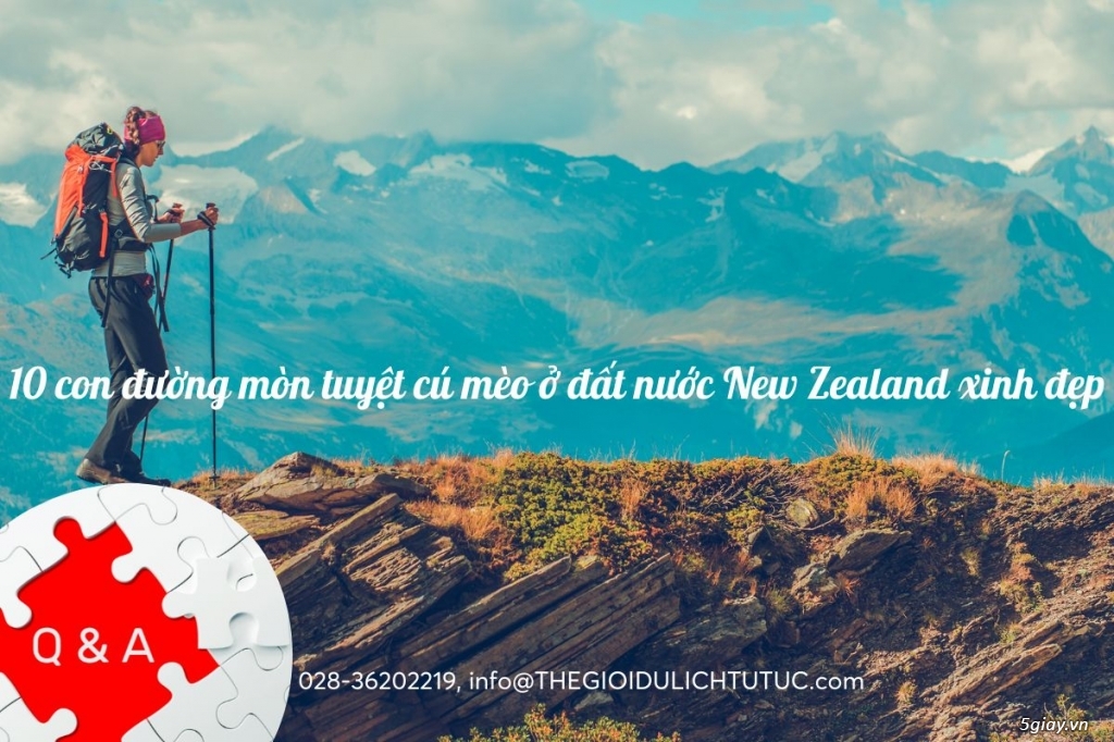 10 con đường mòn tuyệt cú mèo ở đất nước New Zealand