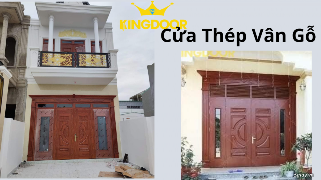 Cửa Thép Vân Gỗ Tại Kiên Giang - Tiết Kiệm Chi Phí - 7