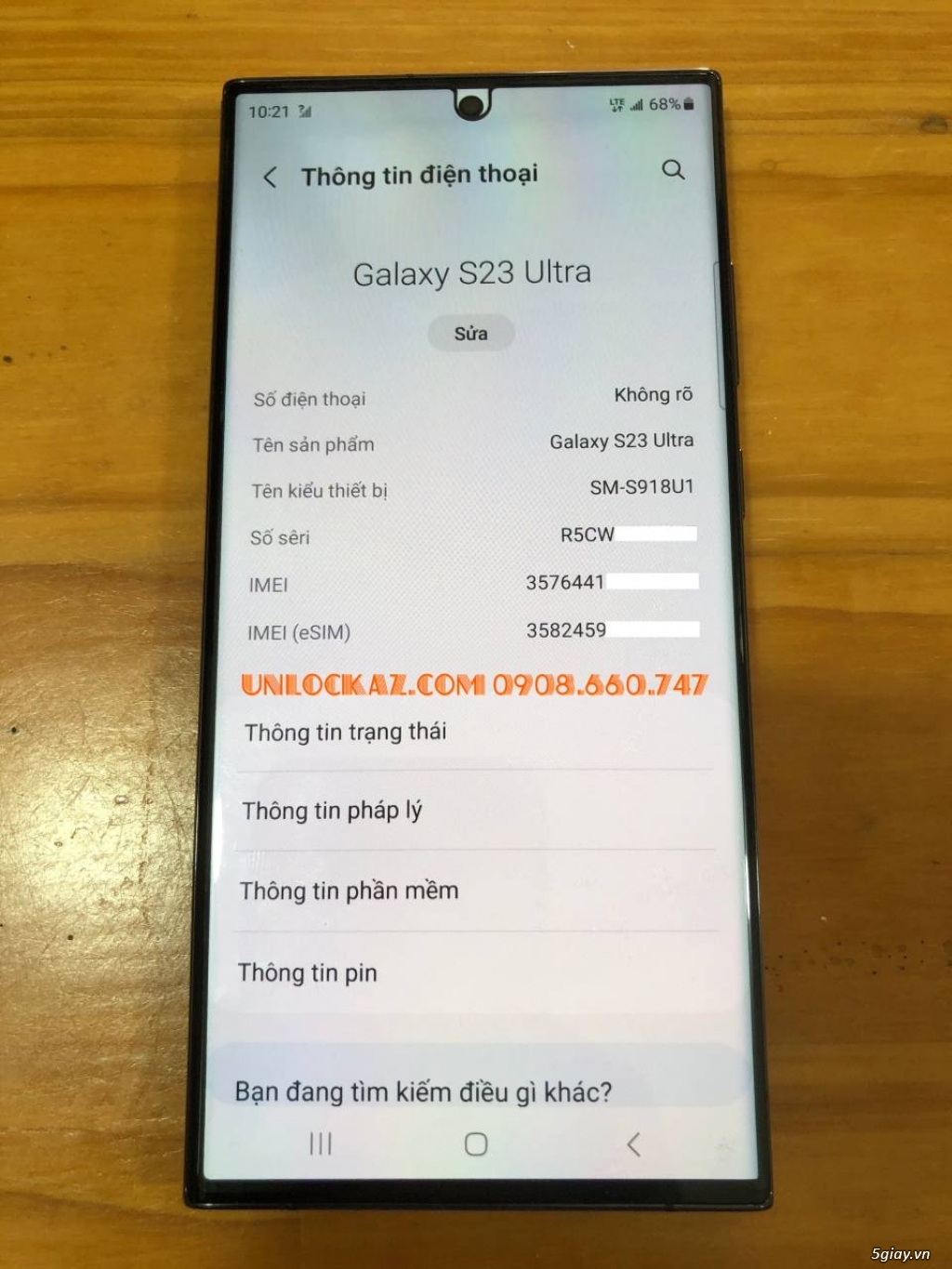 Unlock Samsung Galaxy S23 Ultra giá rẻ lấy ngay - 1