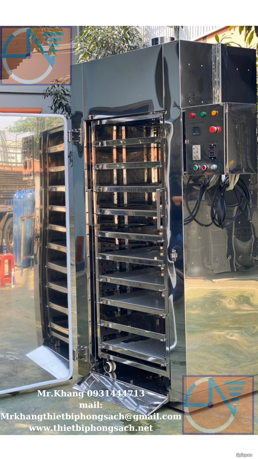 Tủ sấy lọ chai chuẩn GMP - 3