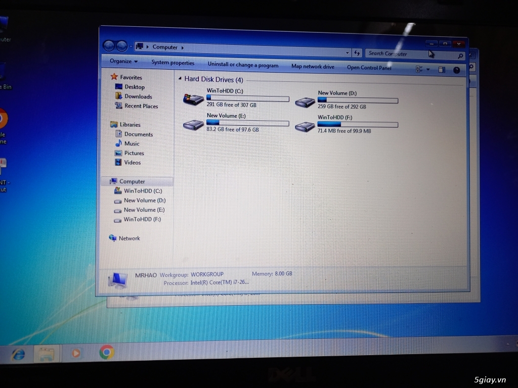 Cần bán Laptop Dell N5110 Core I7, Ram 8g,HDD 700 gb - 2