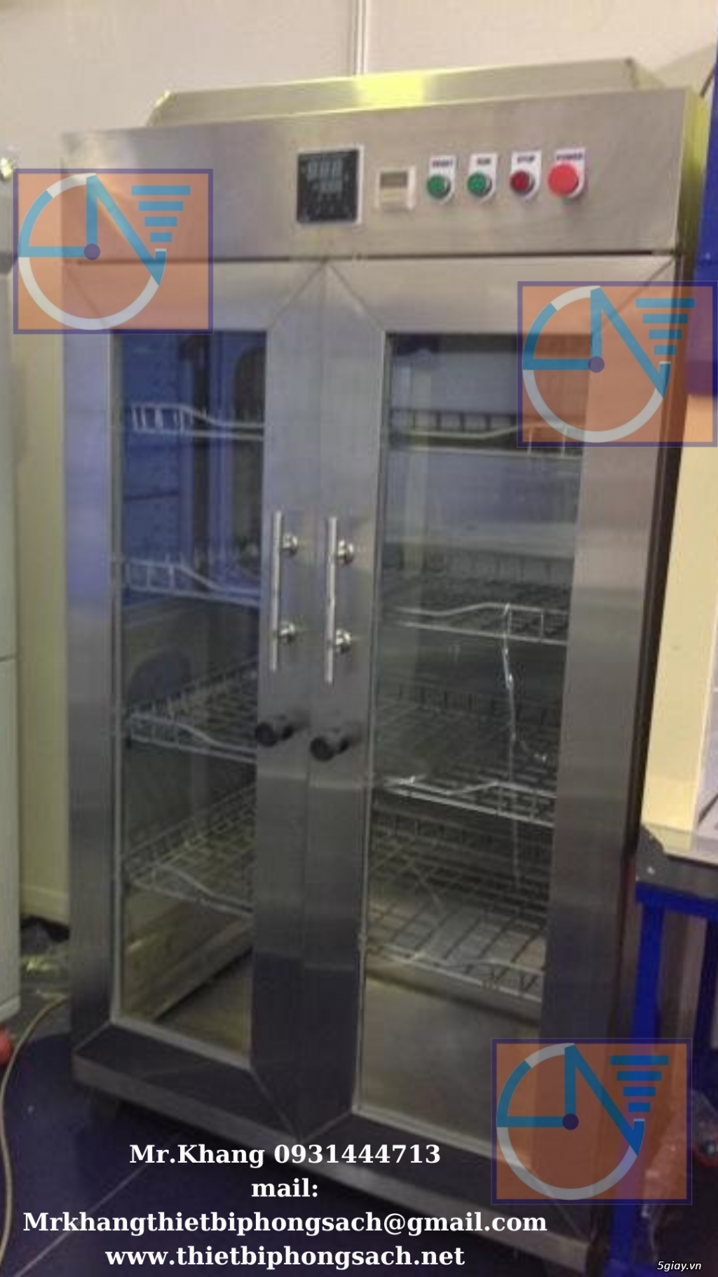 Tủ sấy lọ chai chuẩn GMP - 2