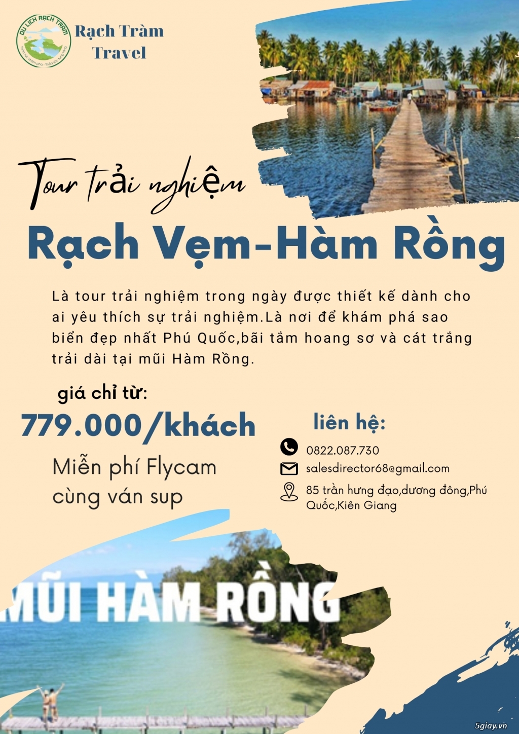 Tour Phú Quốc ( Rạch Vẹm - Hàm Rồng)