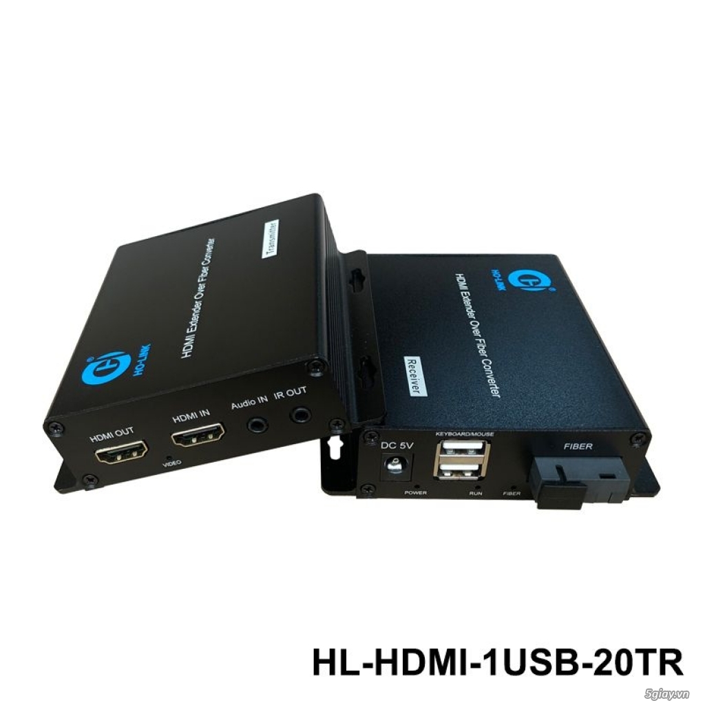 Bộ kéo dài HDMI qua quang 1Fo có kèm cổng usb - 4