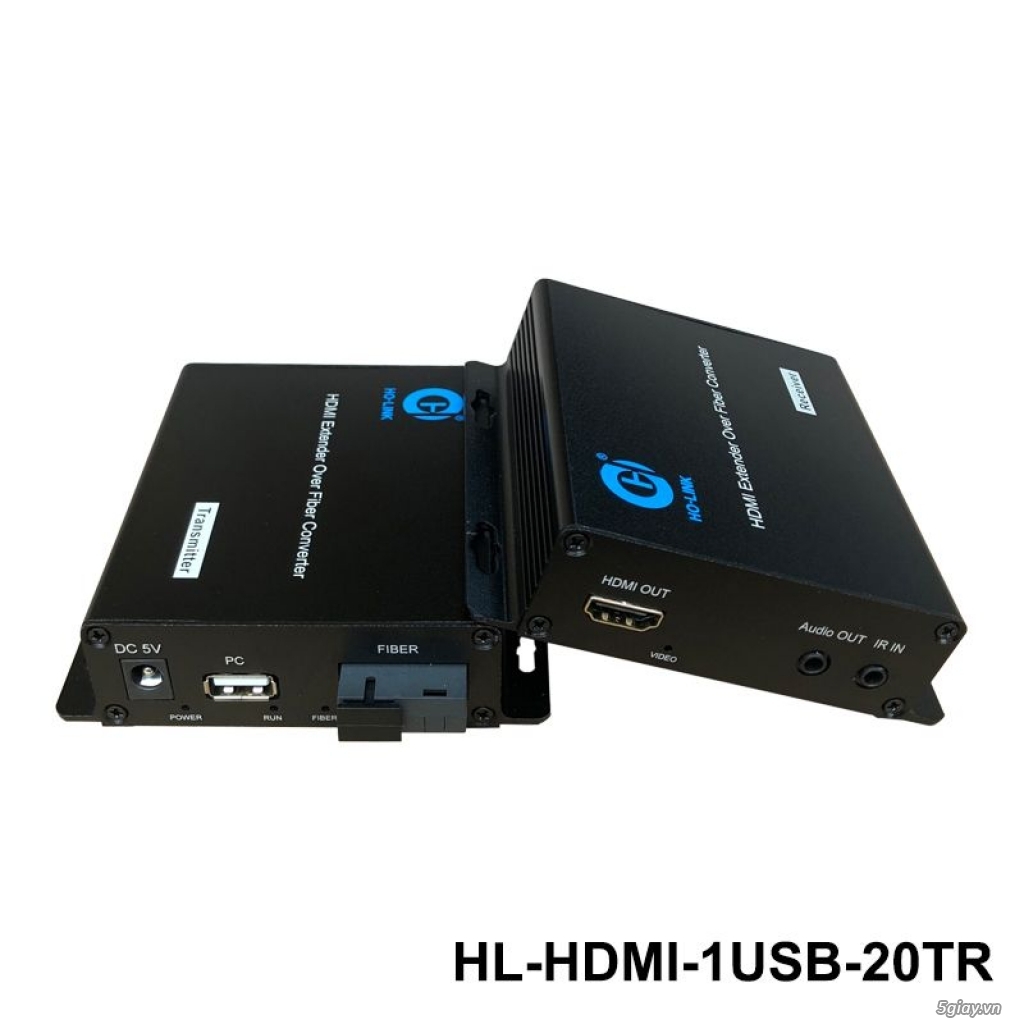 Bộ kéo dài HDMI qua quang 1Fo có kèm cổng usb