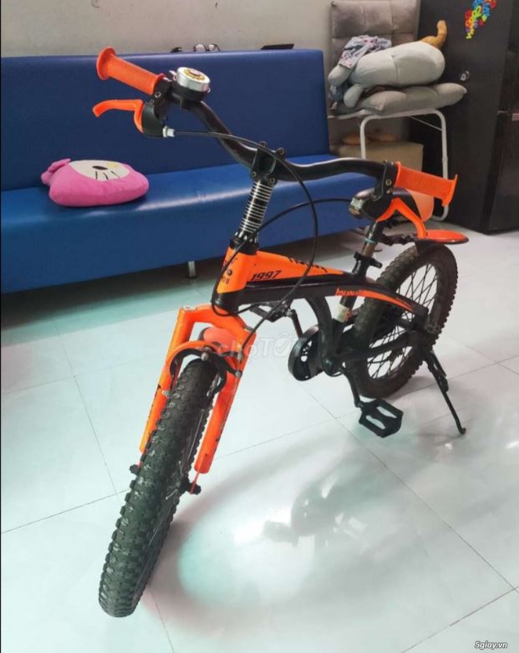 Cần bán : Xe đạp trẻ em thể thao Toyou màu Cam-Đen