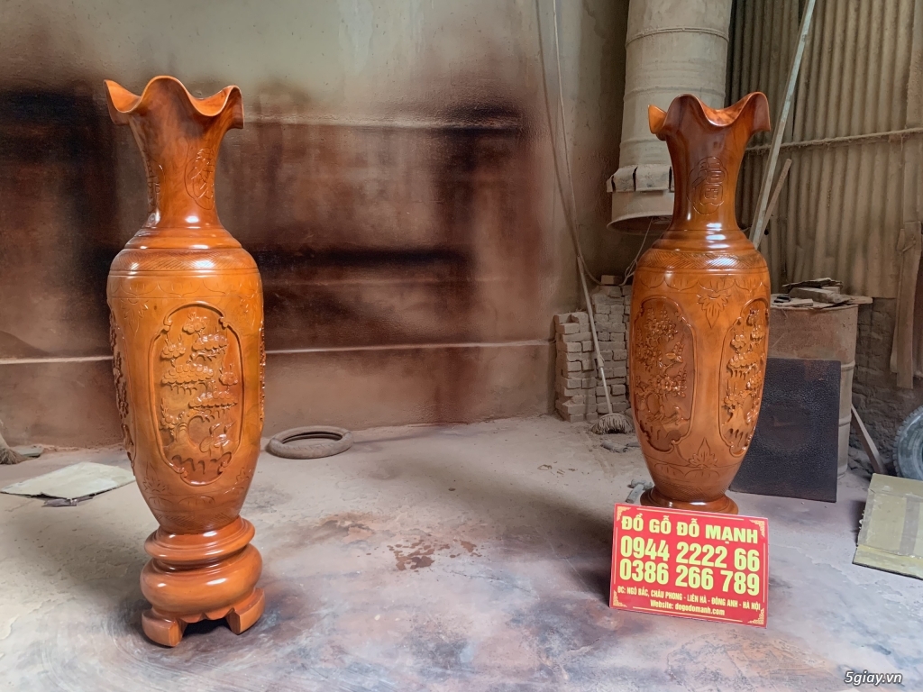 Lục Bình Gỗ Xà Cừ - 5