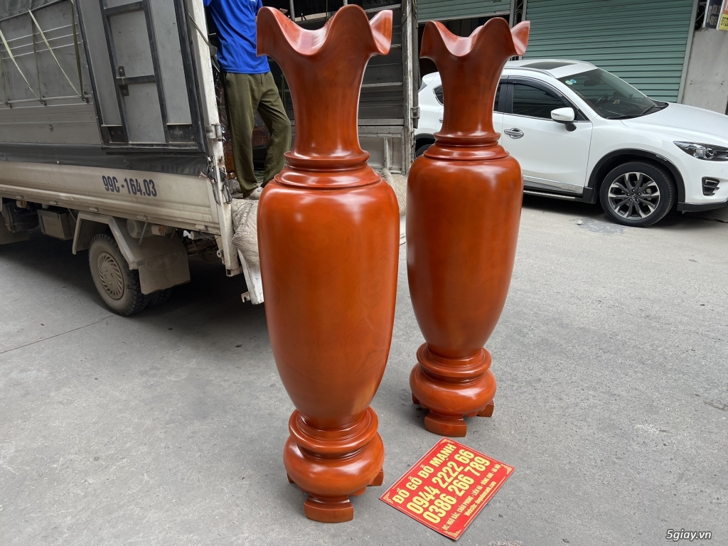 Lục Bình Gỗ Xà Cừ - 1