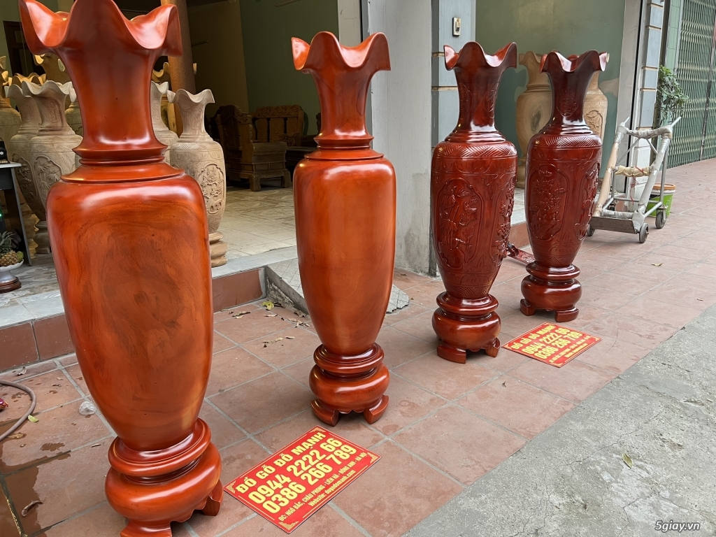 Lục Bình Gỗ Xà Cừ - 4