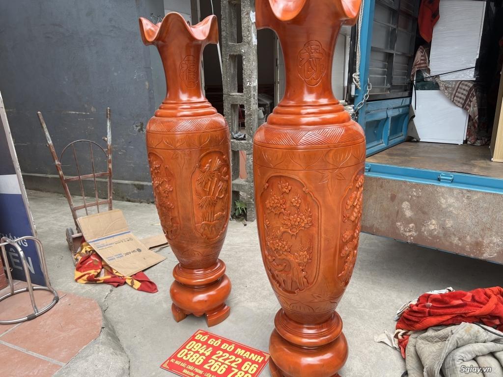 Lục Bình Gỗ Xà Cừ - 7