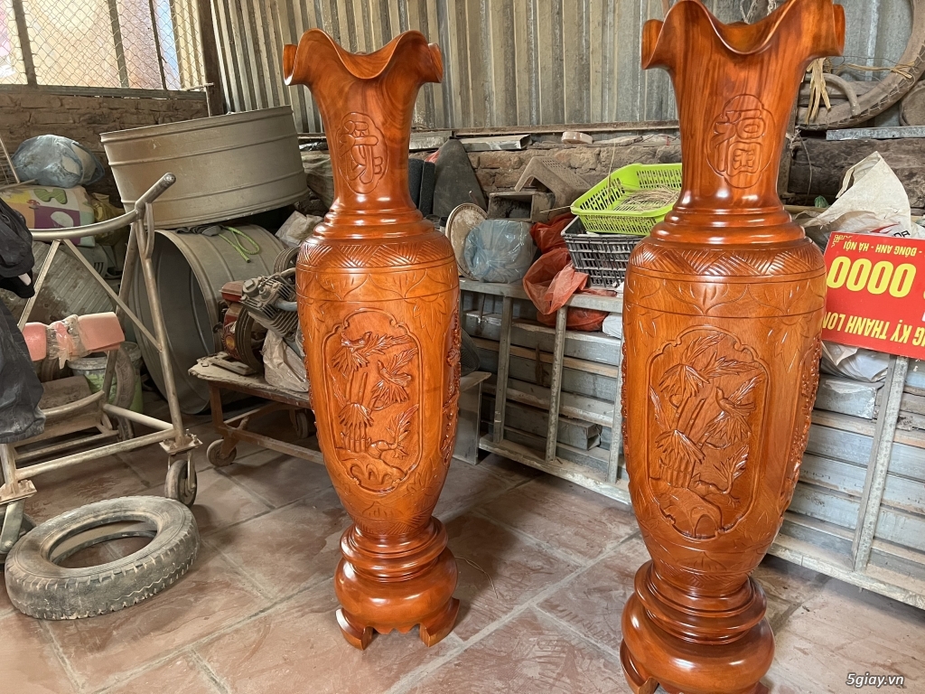 Lục Bình Gỗ Xà Cừ - 6