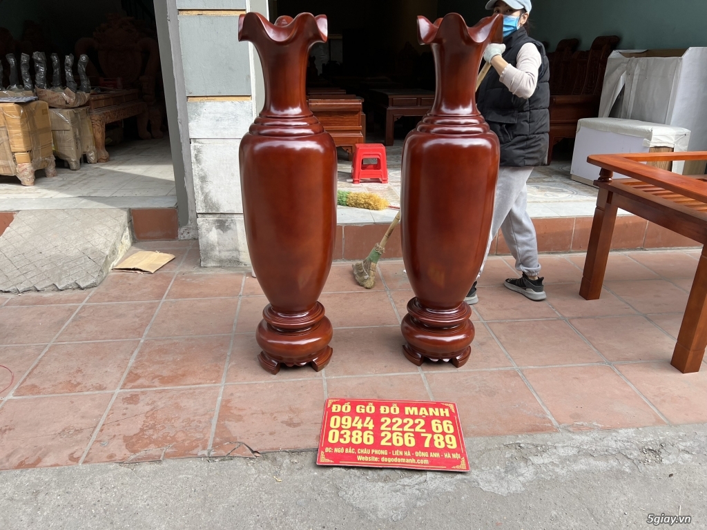 Lục Bình Gỗ Xà Cừ - 3