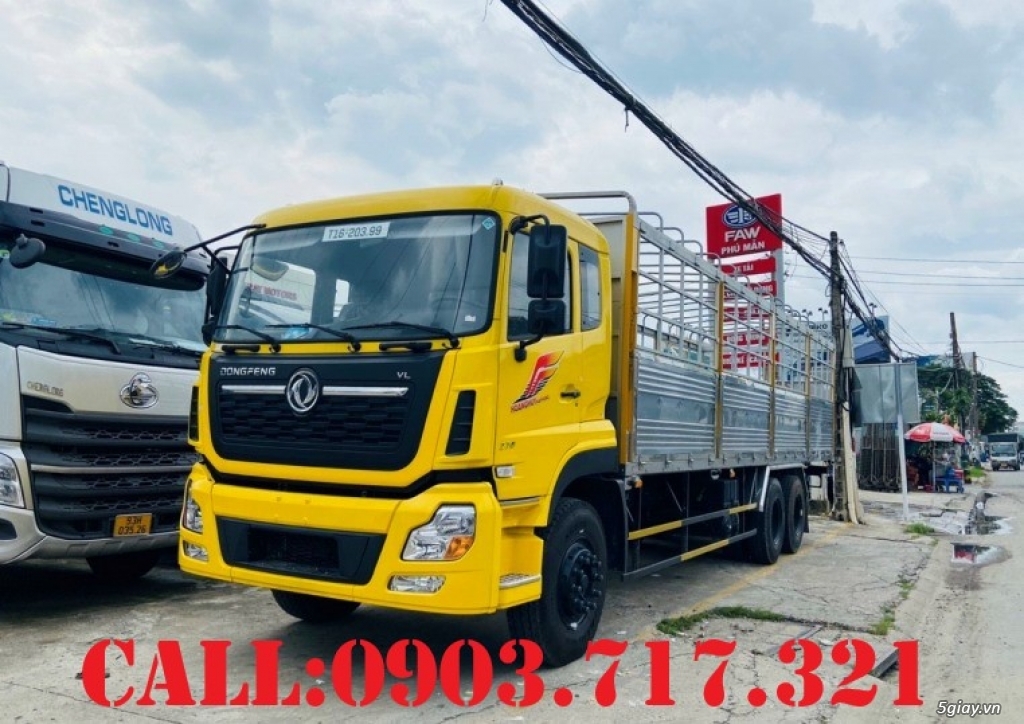 Bán xe tải DongFeng 3 chân C270 thùng 9m5 giá tốt, hỗ trợ vay vốn cao - 1