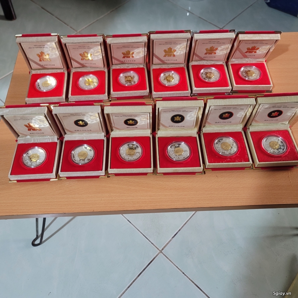 Bộ 12 Con Giáp collection cua canada 1998-2009 - 2